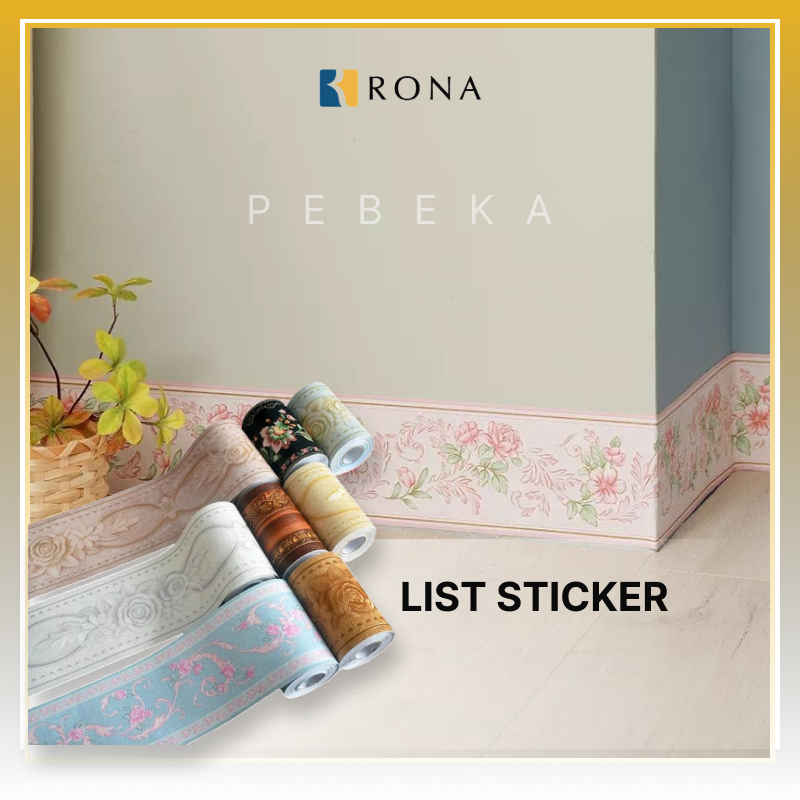 List Border Stiker Wallpaper Dinding