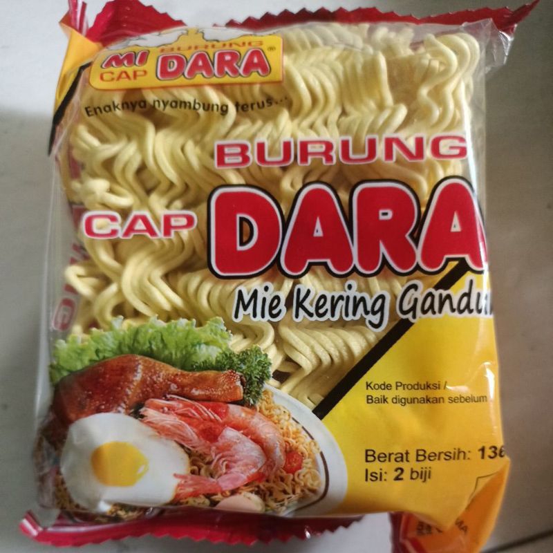 

mie burung dara isi 2 biji