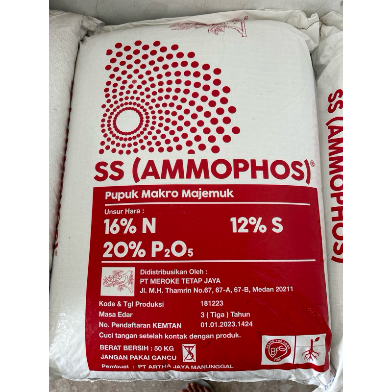 BEST 1 karung PUPUK SS AMMOPHOS 50kg MURAH VIA KARGO