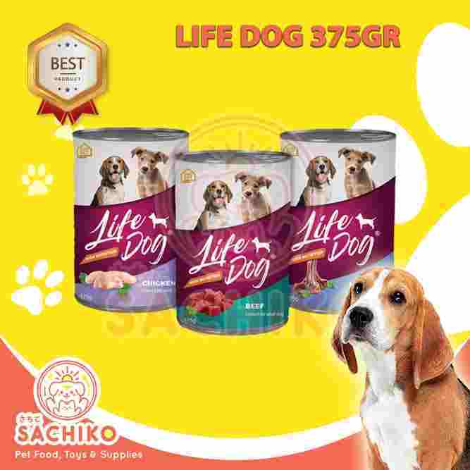 MAKANAN ANJING LIFE DOG [ WET DOG FOOD ]