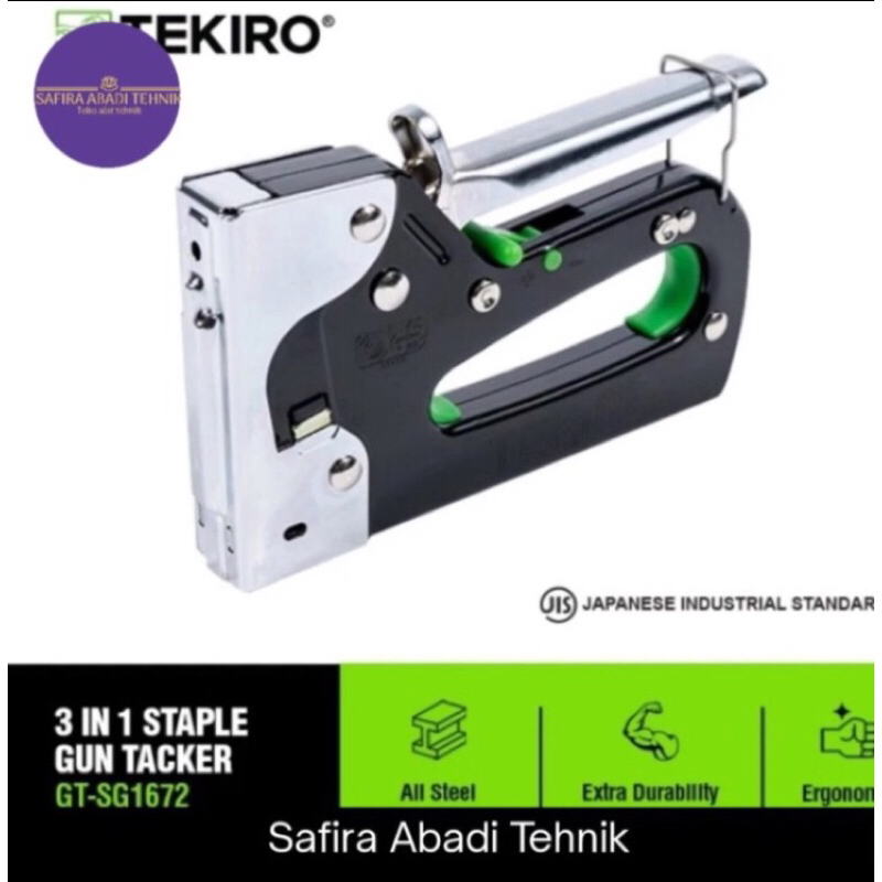 

TEKIRO 3 IN 1 TEMBAKAN STAPLESS 6 - 14 mm / STAPLESS GUN