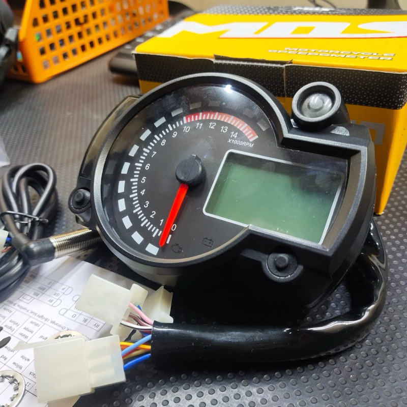 Spedometer Koso RX2N Spedo Digital Layar Hitam CB Japstyle Plus Sensor MOS