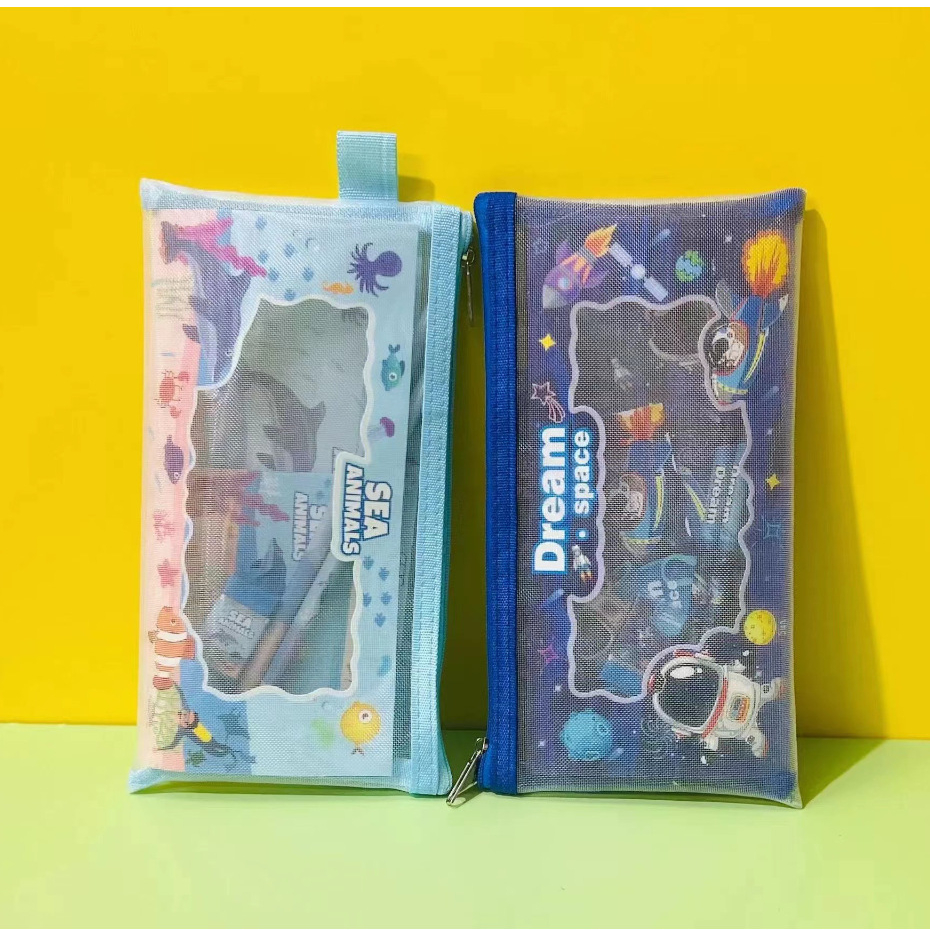 

Set Alat Tulis Anak Lucu / Pensil Set Penghapus Set Dompet Untuk Sekolah Hadiah