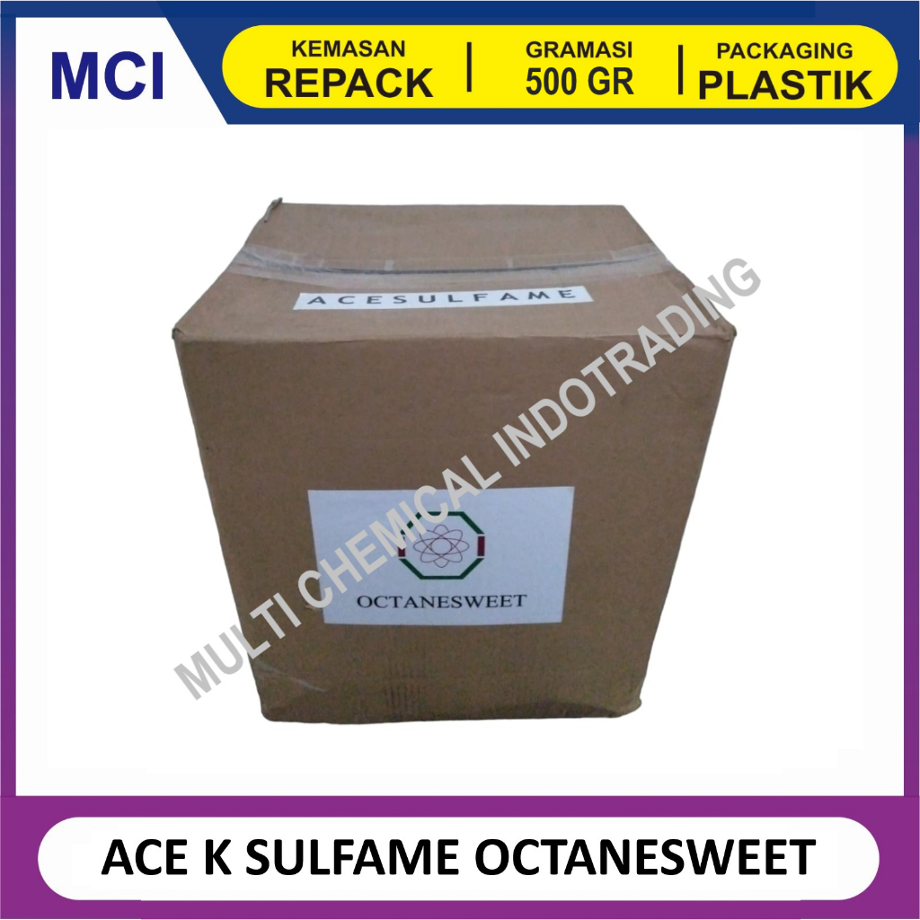 

ACE K SULFAME OCTANESWEET PEMANIS 200x GULA - 500 GR
