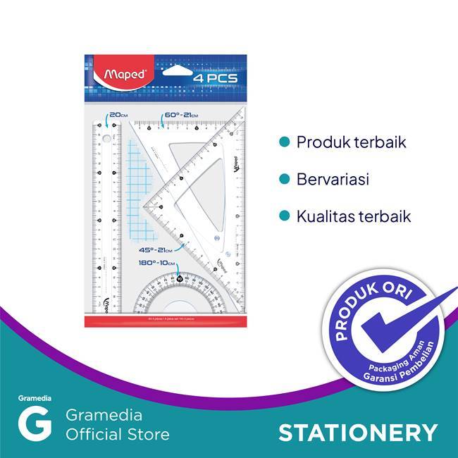 

Gramedia Bandung TSM - Maped Cristal Medium Set4 Draf 242820