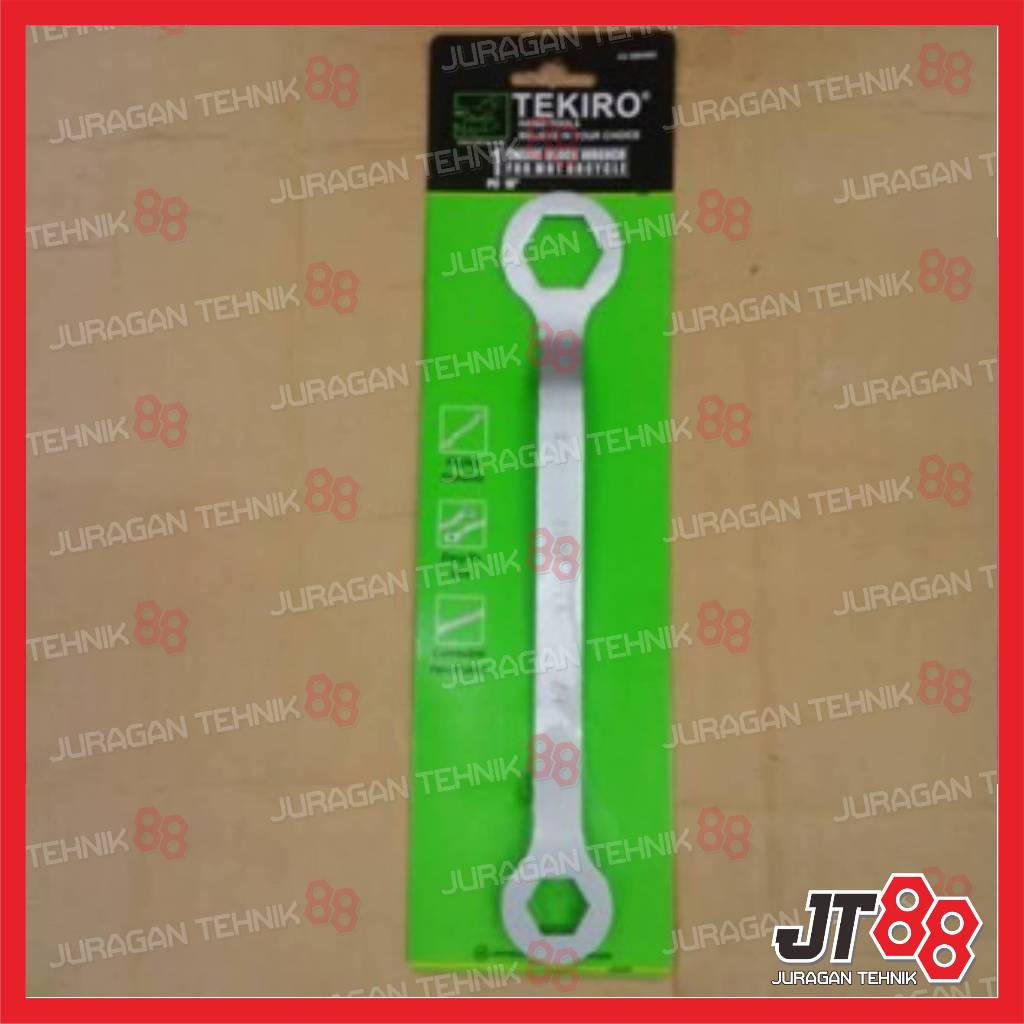 Kunci tutup buka klep bengkok tekiro 17-24 kunci blok mesin 17x24
