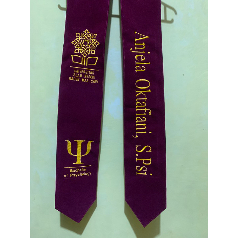 EXPRESS || Selempang wisuda leher bodir || 2 logo