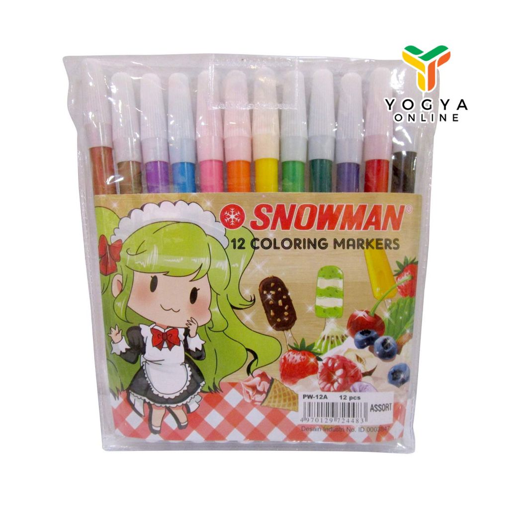 

Snowman Spidol 12C 1116 Spidol Alat Tulis
