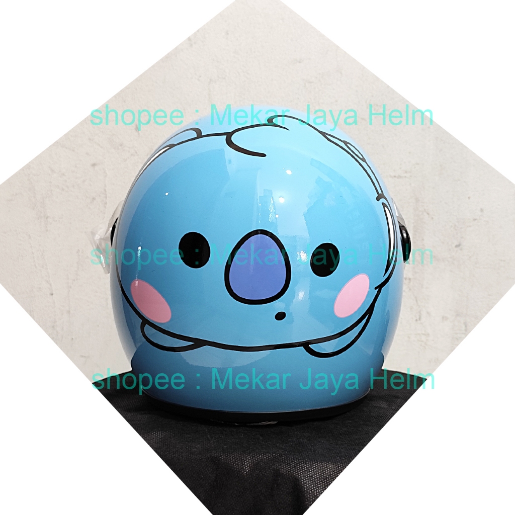HELM XYZ Blue KOYA (mirip BOGO) Helm Koya