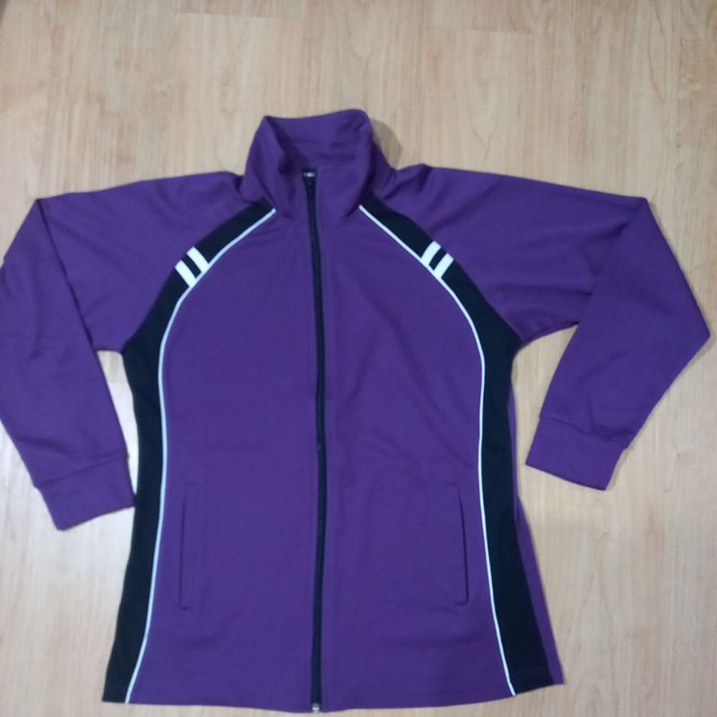 jaket cewek ungu preloved