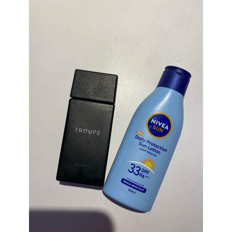 bundle saffnco troupe + nivea sunblock spf 33