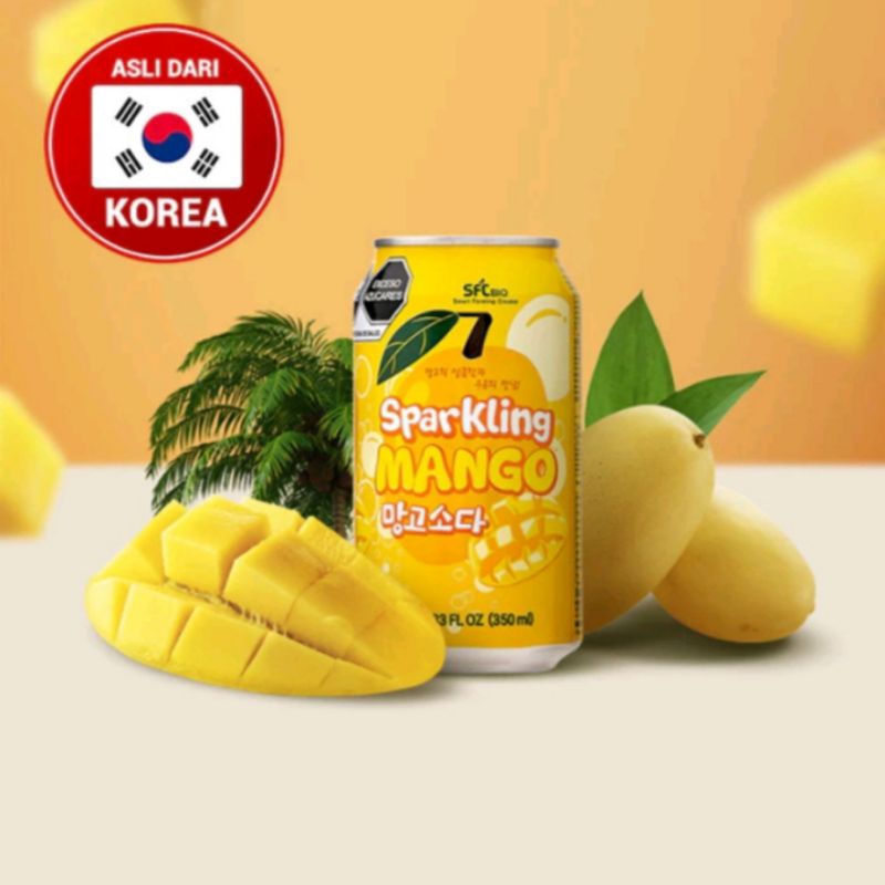 

SFC Sparkling MANGO - Minuman Rasa Mangga Berkarbonasi 350ml