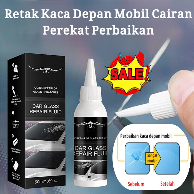 COD*Retak Kaca Depan Mobil Cairan Perekat Perbaikan Lem Untuk Kaca Mobil /Retak Lem Kaca Penghilang 