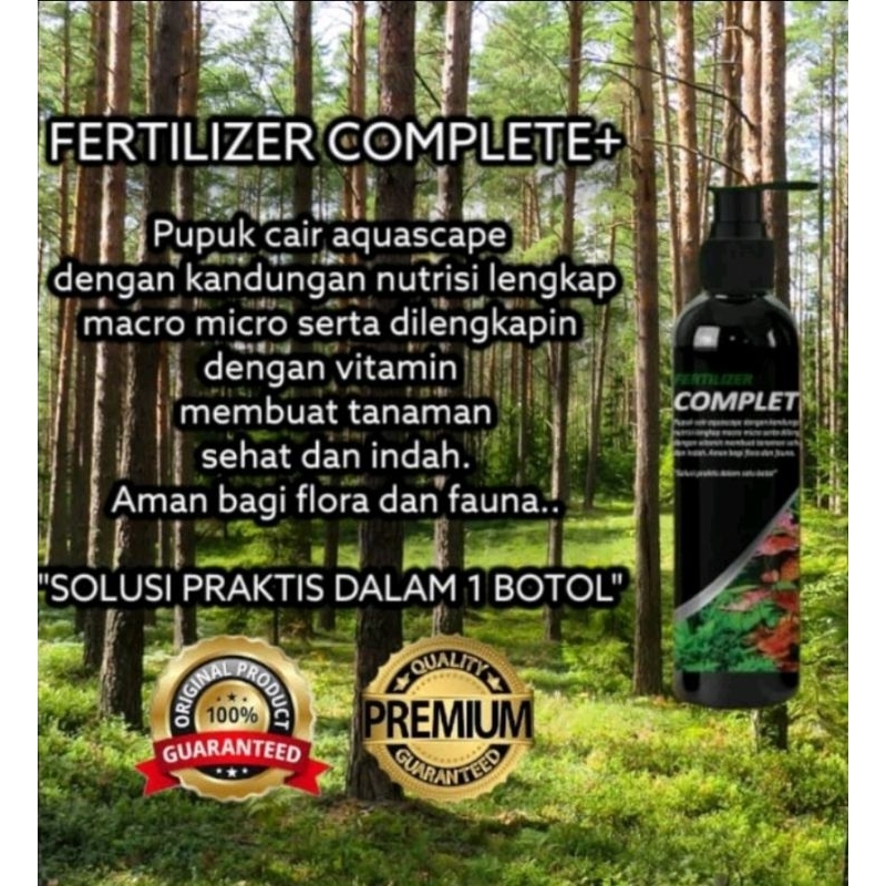 Pupuk Cair Aquascape Aquarium pupuk cair fertilizer complate lengkap