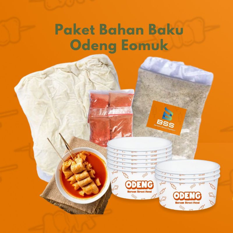 

Paket usaha odeng eomuk jajanan korea sudah termasuk bumbu dan resep pembuatan 275k