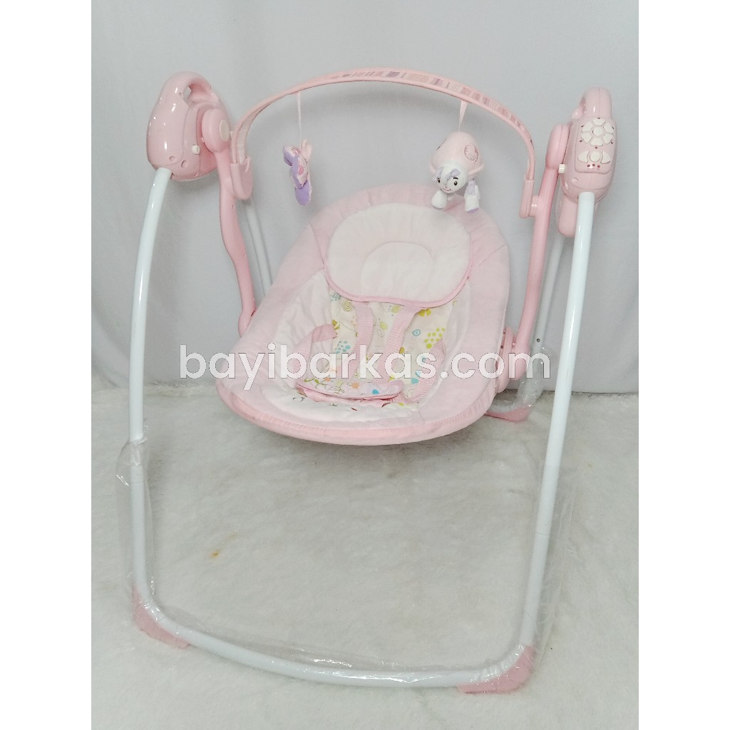 BABY ELLE 'Angel' Baby Swing electric / ayunan bayi otomatis murah / bouncer swing otomatis (SECOND)