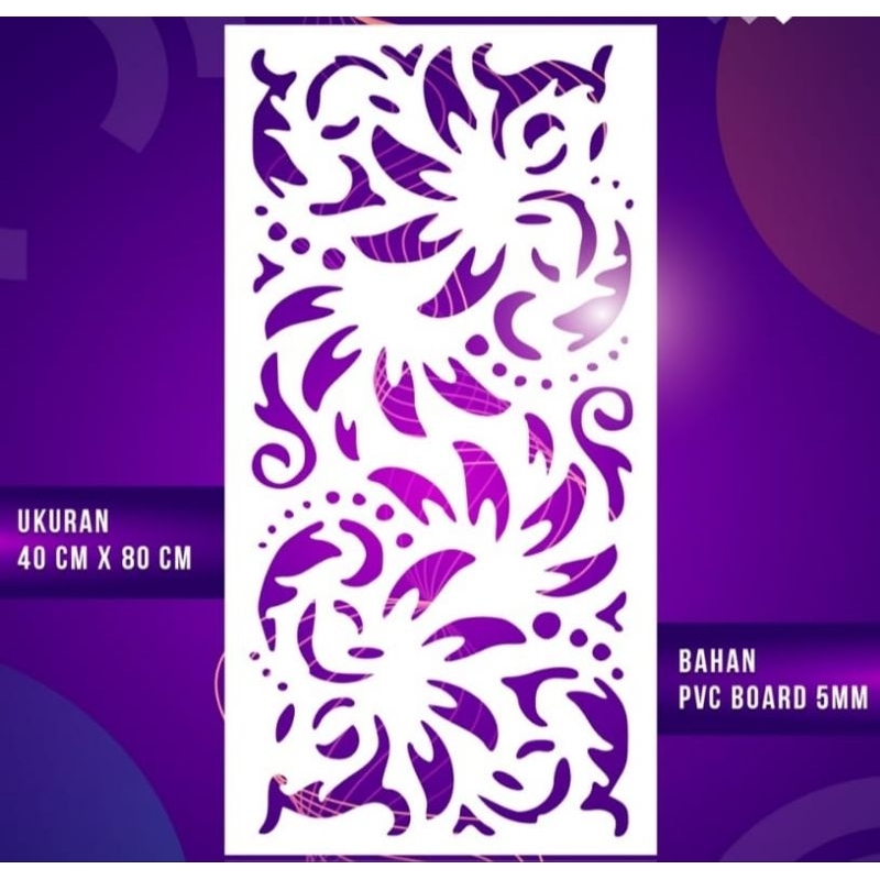 KRAWANGAN PVC BOARD MOTIF 01