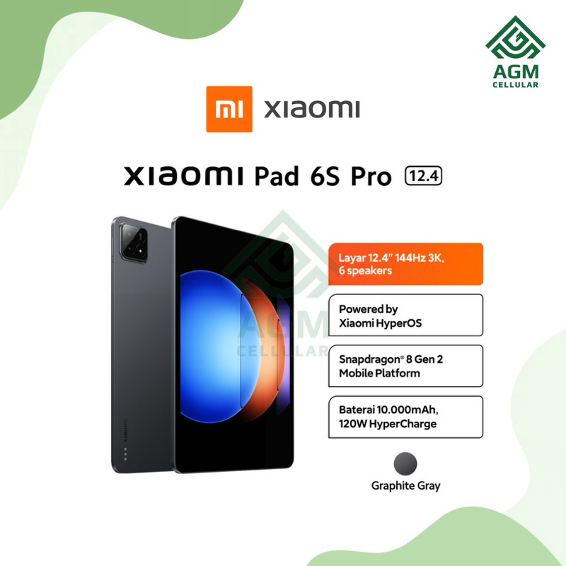 TABLET XIAOMI MI PAD 6S PRO WIFI ONLY RAM 8GB/256GB (Graphite Gray)