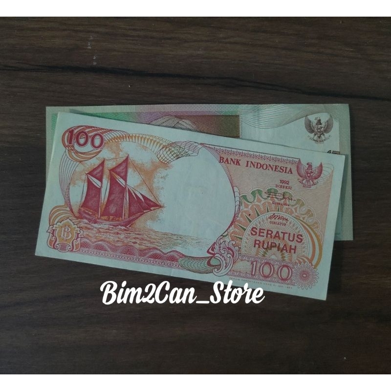 Koleksi Numismatik Kuno 100 Pinisi dan 5000 Imam Bonjol UNC