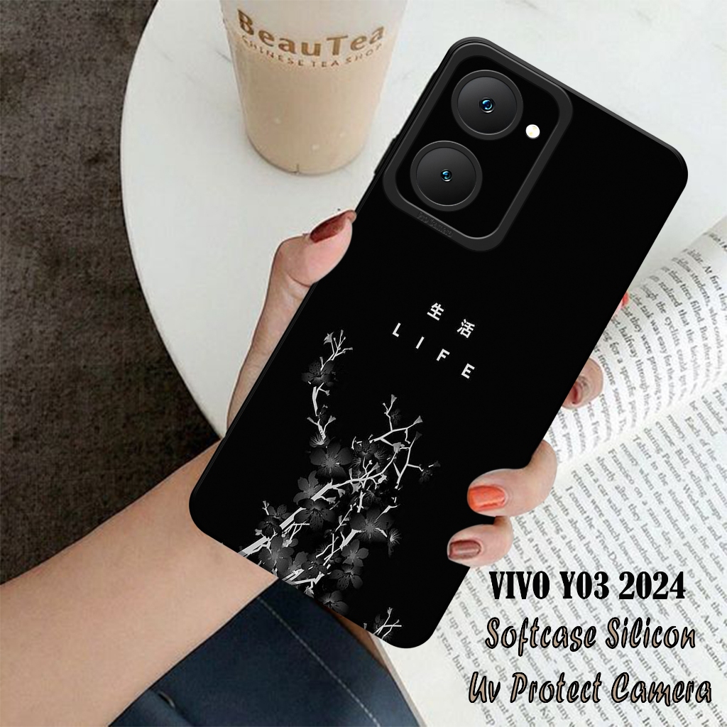 Case VIVO Y03 2024 - VIVO Y03 2024 Terbaru - Softcase  VIVO Y03 2024  - Softcase Pro Camera - Casing