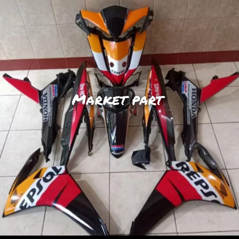 PAKET FULL BODY HALUS HONDA BLADE NEW 110 OREN REPSOL