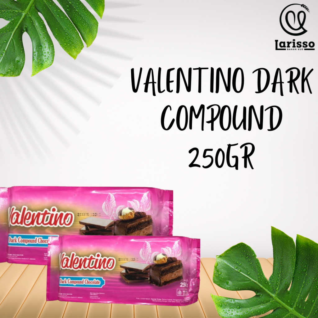 

VALENTINO DARK COMPOUND 250GR COKELAT BATANG