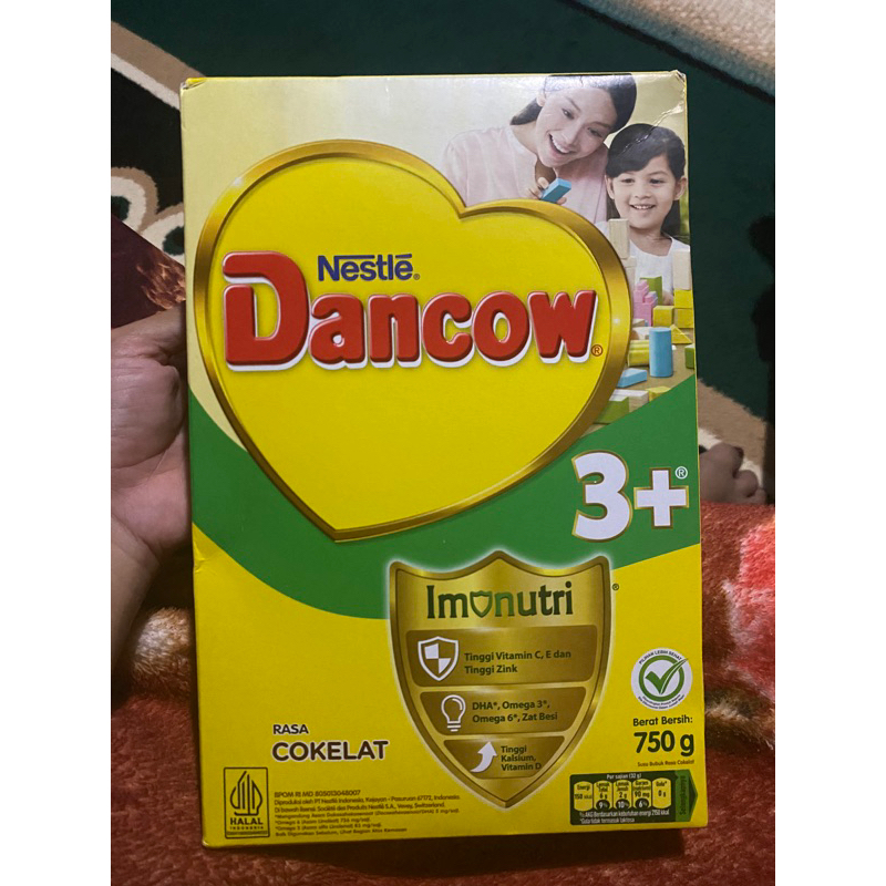 

susu dancow 3+ rasa coklat