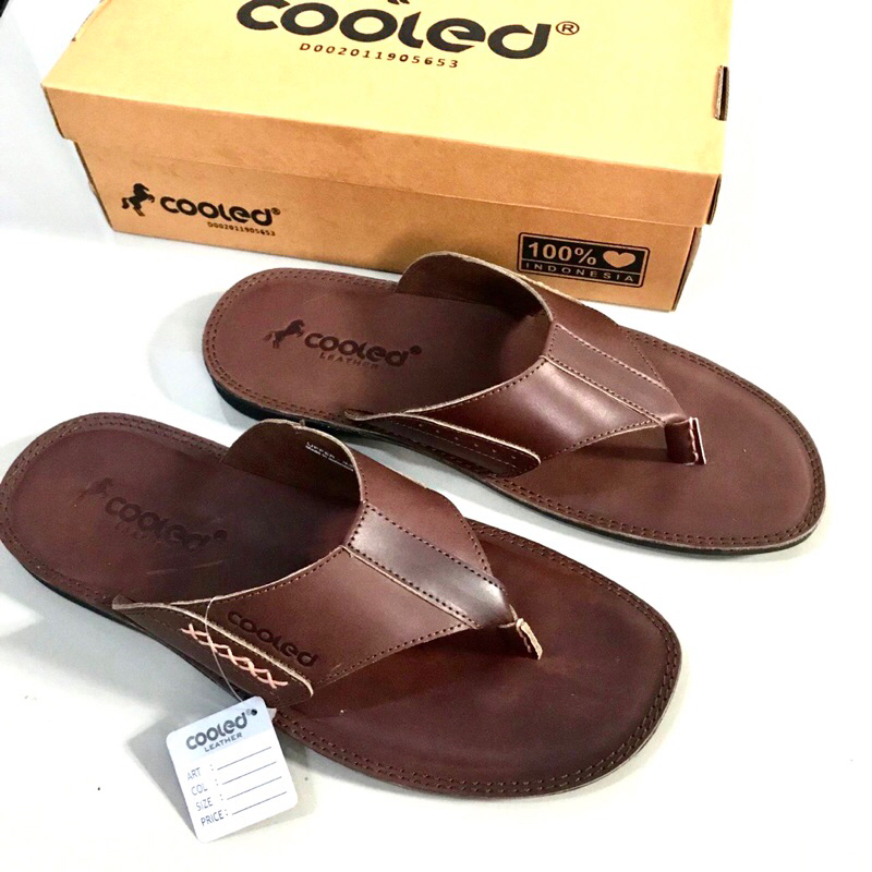 SANDAL KULIT ASLI JEPIT PRIA HAND MADE MAGETAN