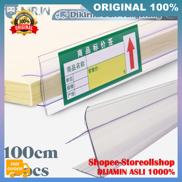 

Price Rail Shelf/Klip Label Harga 2 PCS 100% ORIGINAL