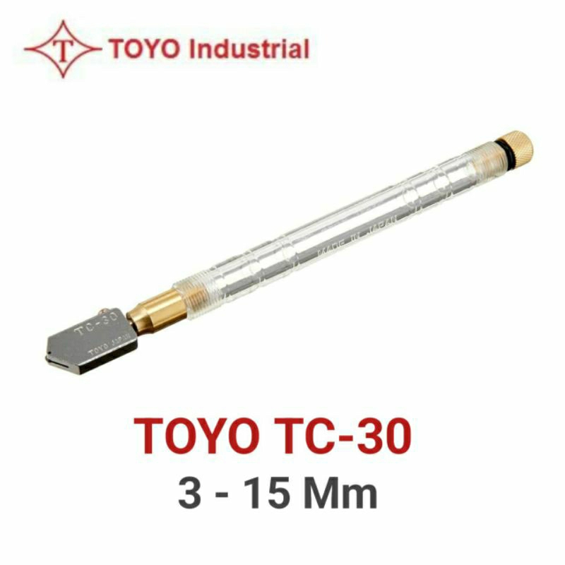 alat potong kaca original toyo tc 30 pisau potong kaca alat pemotong kaca pisau pemotong asli Jepang