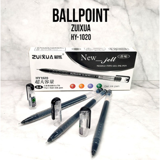 

( 12 Pcs ) ZUIXUA - Bolpen Pulpen Pen Gel HY-1020 New Jel Apel