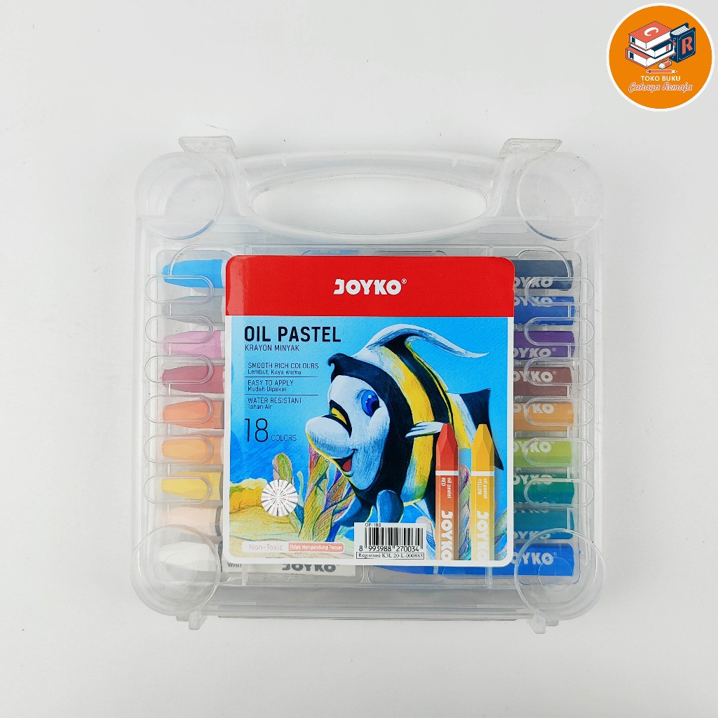 

Krayon Joyko 18 Warna Oil Pastel Crayon Minyak Mewarnai