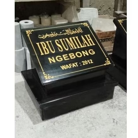 Batu Nisan Box Batu Granit Hitam
