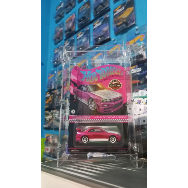 Hotwheels Rlc R34 pink
