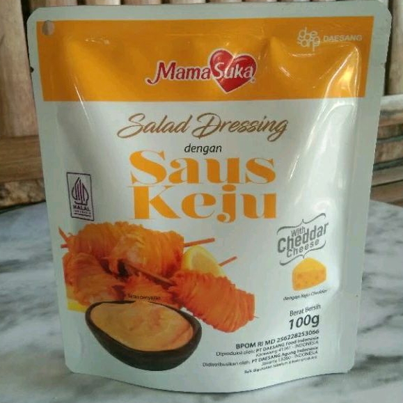 

Saus Keju 100 gr MamaSuka Salad Dressing Topping Steak Dipping Cocolan Spreading