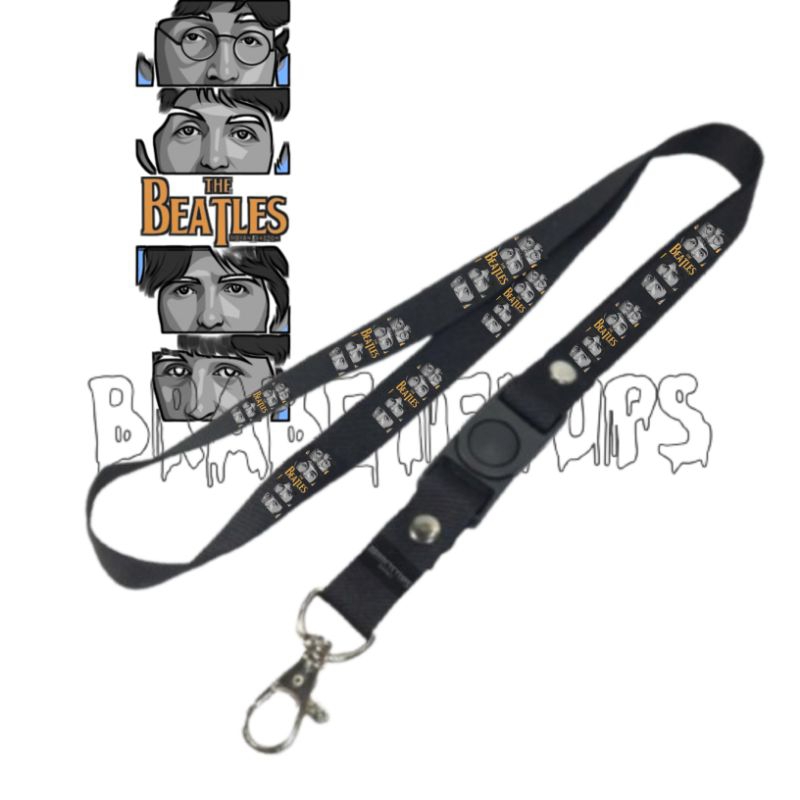 

LANYARD THE BEATLES - BMTH / TALI LANYARD BAND / LANYARD ART / GANTUNGAN HANDPHONE NAME TAG KARTU NAMA ID CARD / LANYARD POLOS / LANYARD HITAM