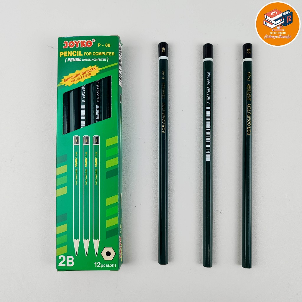 

Pensil 2B Joyko Satuan Pencil for Ujian Komputer P-88