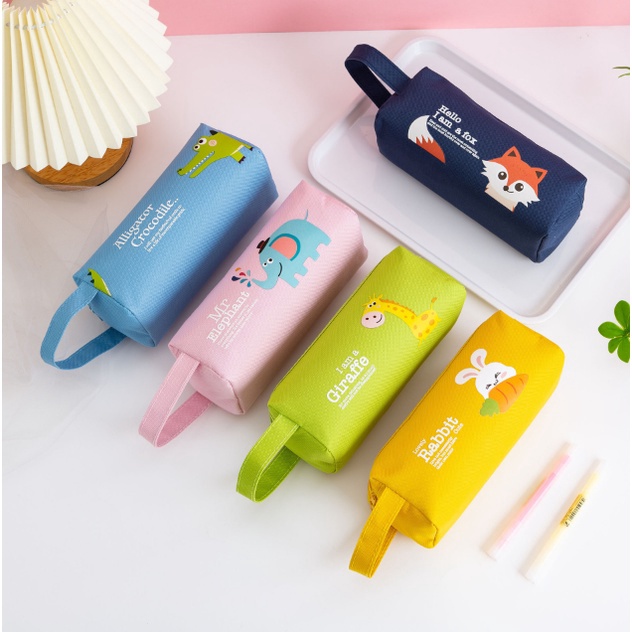 

NEW PRODUCT Korean CUTE cartoon animal BIG Stationery Bag Pencil Tempat Pensil Pulpen Motif kartun Hewan ukuran Besar
