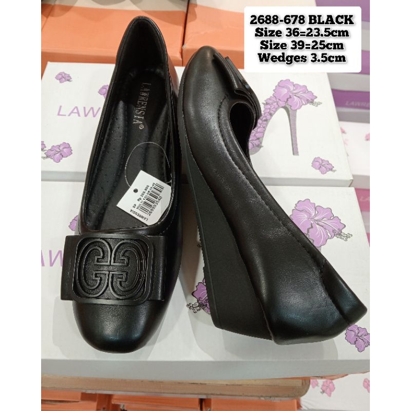 SEPATU PANTOFEL WEDGES WANITA LAWRENSIA