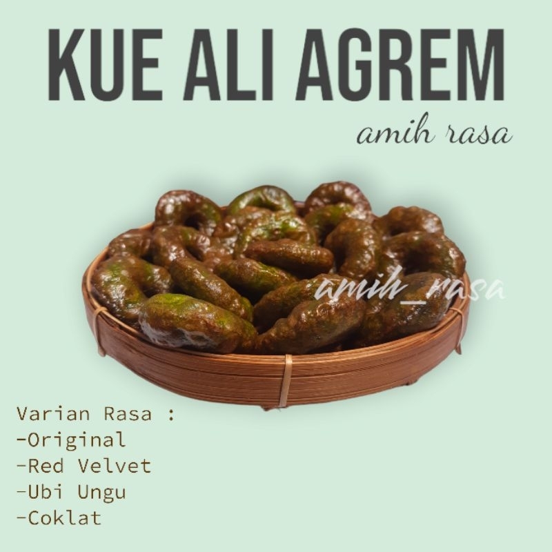 

Kue Ali Agrem Amih Rasa / Kue Cin-cin Isi 25, asli gula aren