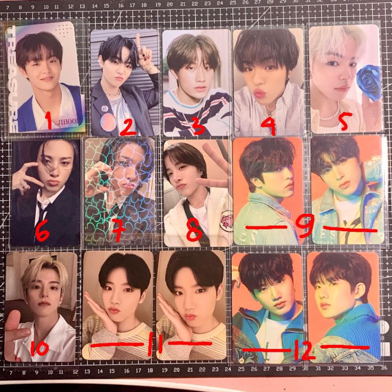 wts photocard pc treasure jihoon jaehyuk junghwan asahi junkyu yedam sadboy reboot tc a b jp japan p