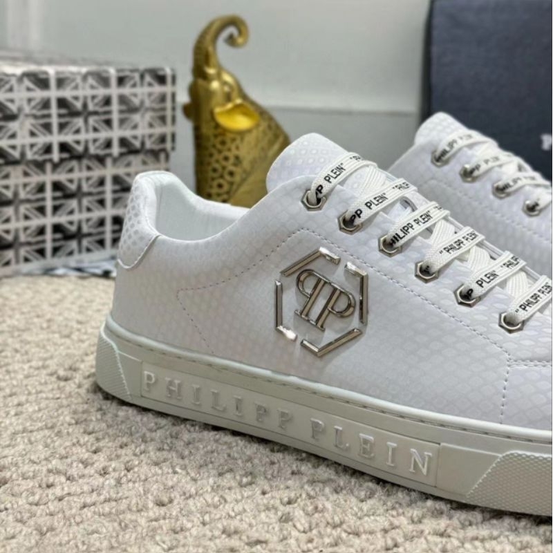 sepatu putih pp sneaker cowok philipp plein men shoes  new sepatu pria