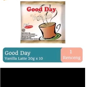 

GOODDAY VANNILA LATTE 10PCS