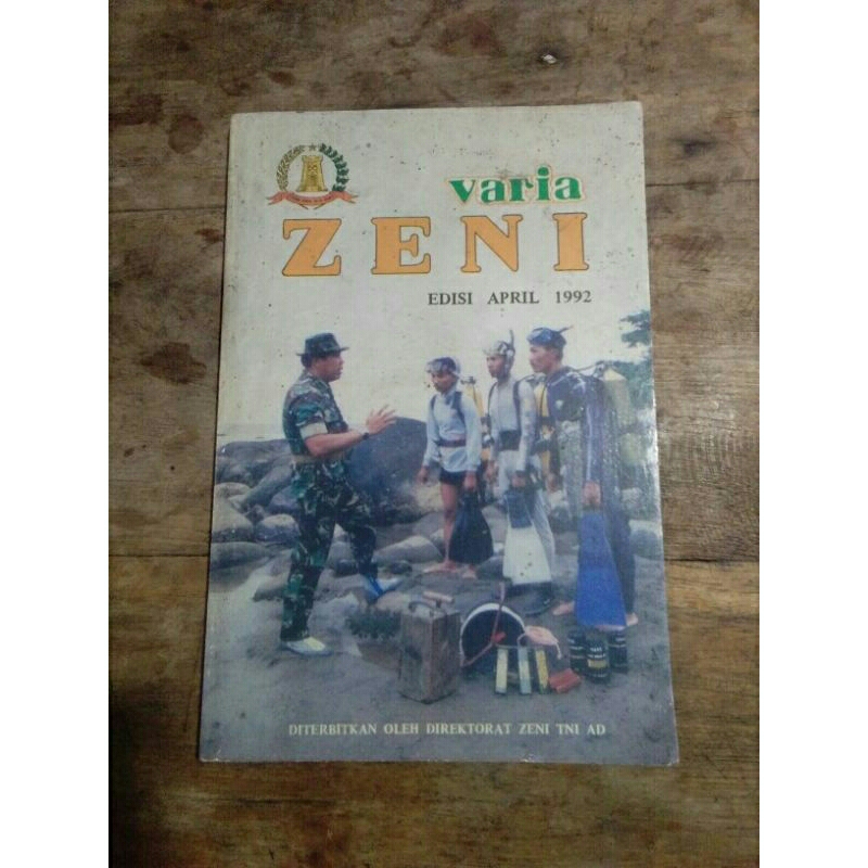 majalah varia zeni edisi april 1992 oleh direktorat zeni TNI AD