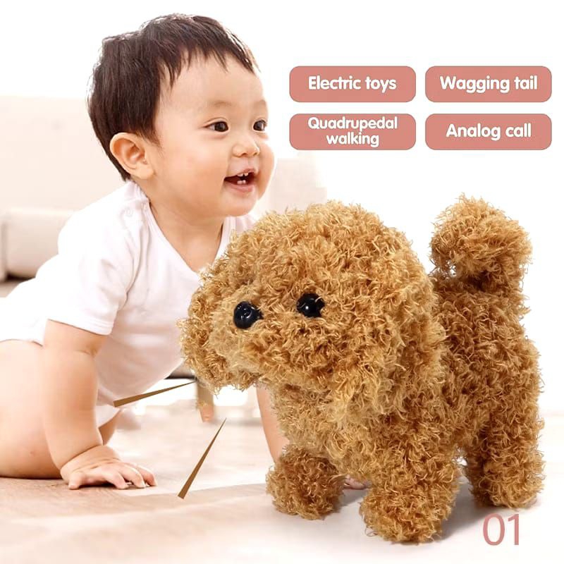 [ SJB ] Mainan Boneka Anjing Bergerak | Mainan Anjing Bisa Jalan | Mainan Kado
