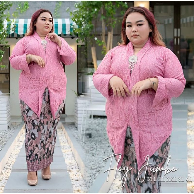 Atasan Kebaya Brokat Modern Kebaya Jumbo Ld 130 4L Kebaya Untuk Orang Gemuk