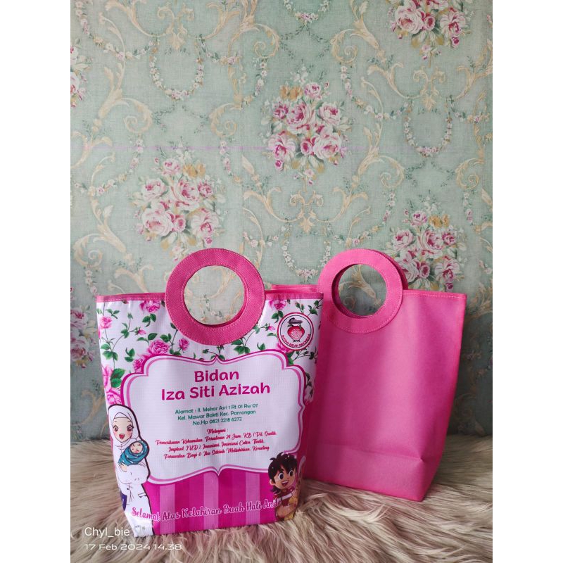 Tas Partus bidan - Tas souvernir - tas souvernir bidan - tas partus