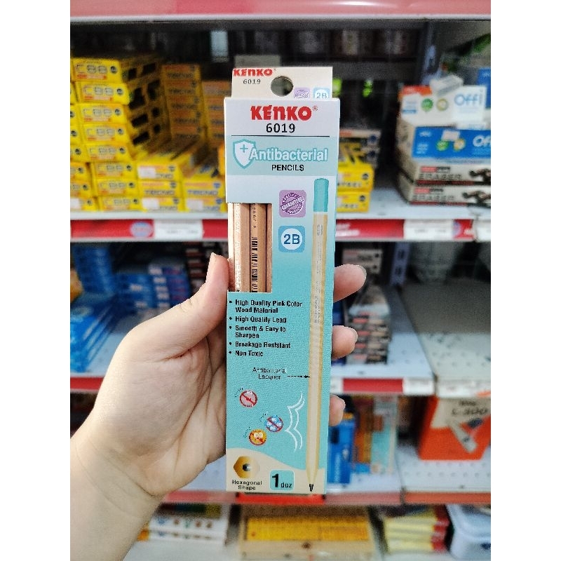 

Pensil Kenko 2B 6019 1 box isi 12pc