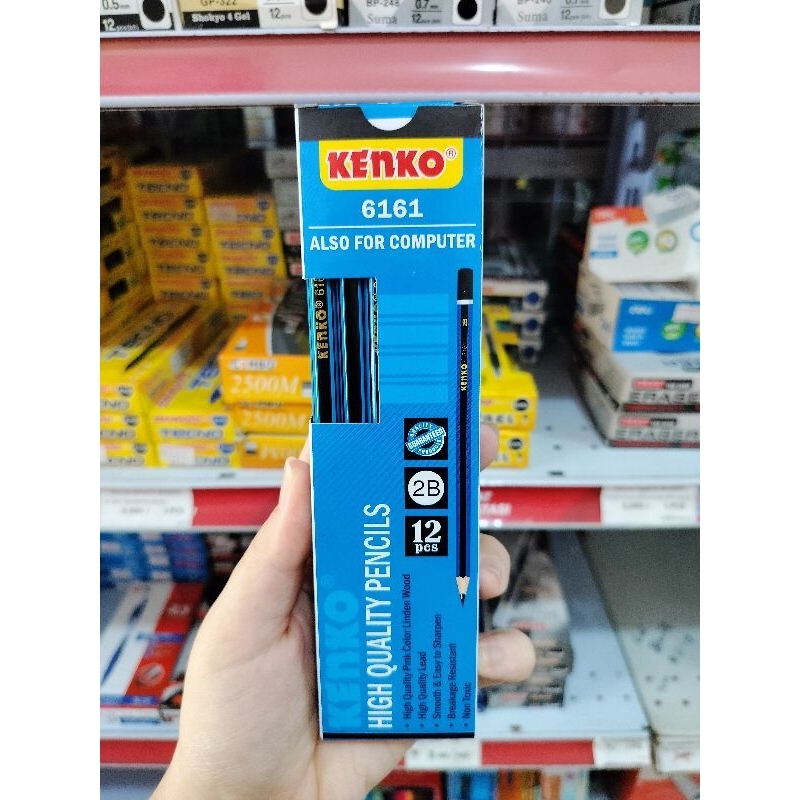 

Pensil Kenko 2B 6161 1 box isi 12 pc