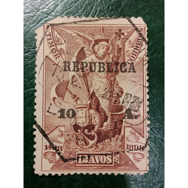 

Prangko Timor 10/12 Avos Vacsco Da Gama Tahun 1913 USED